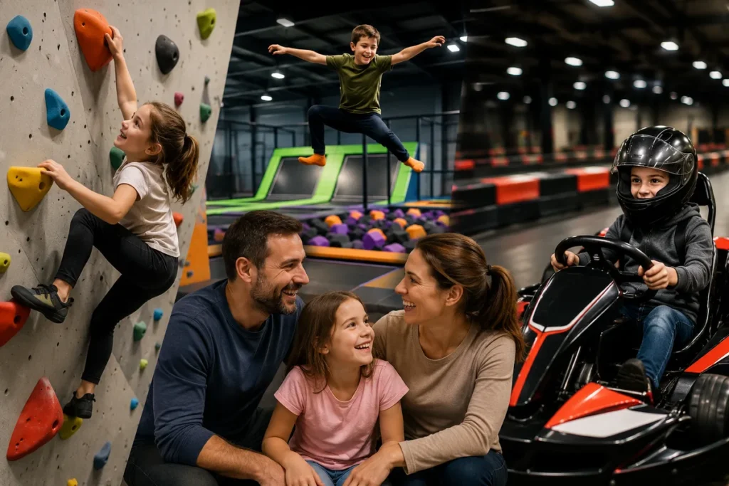 Aire de jeux dynamique en famille