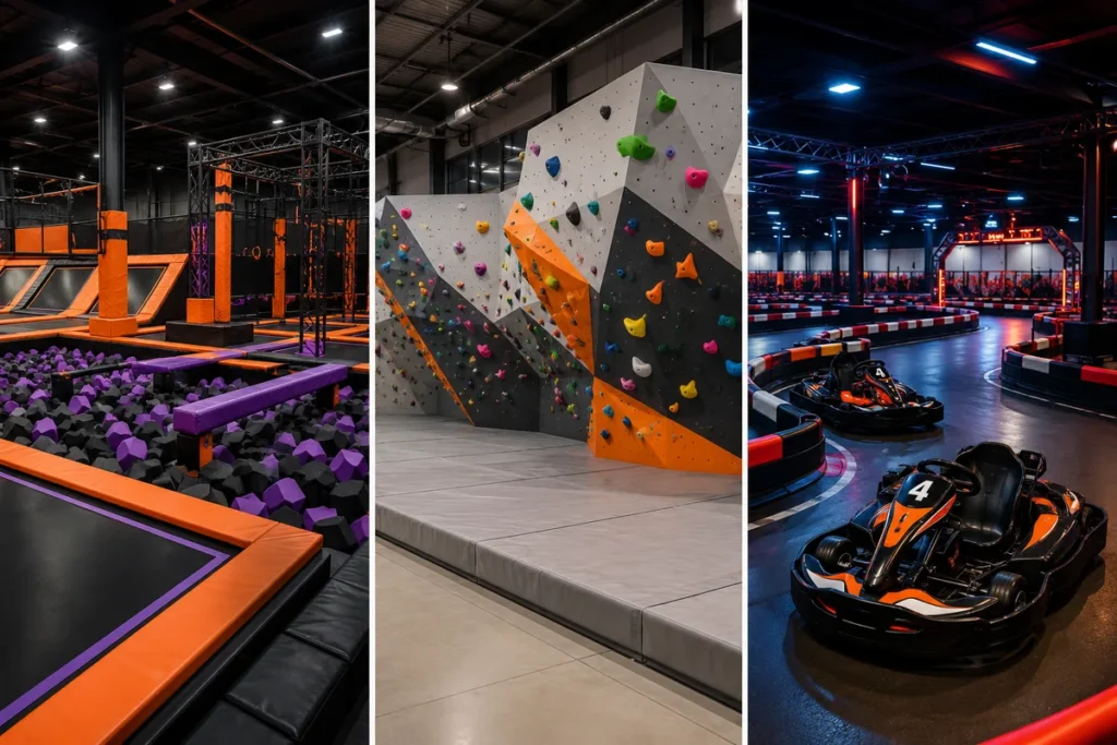 Complexe sportif moderne et dynamique