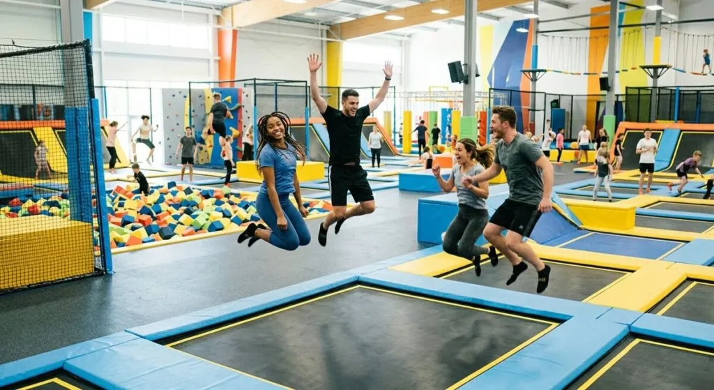 jumping session