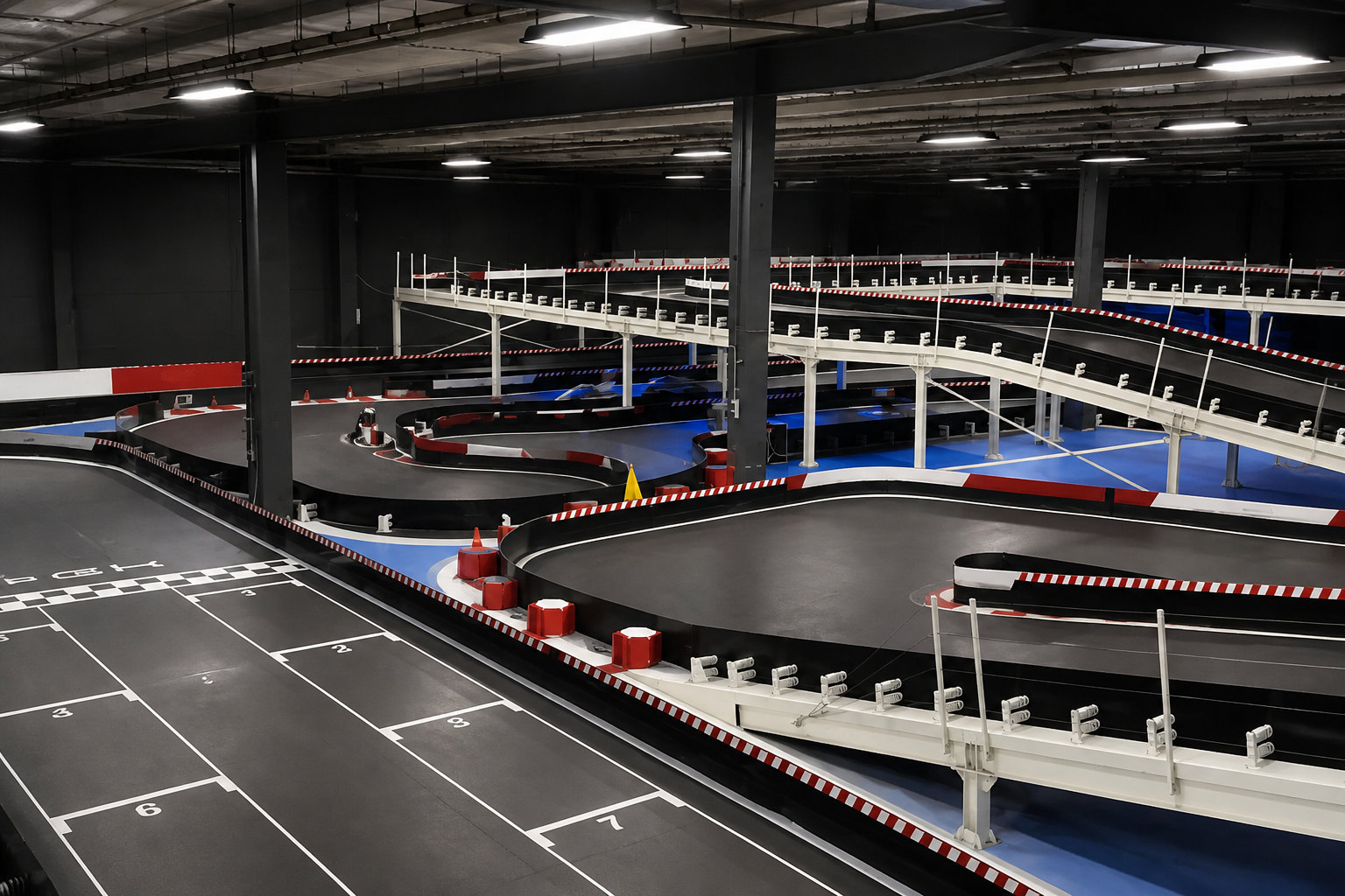 Paris : le circuit indoor de 700 mètres par PGK Design