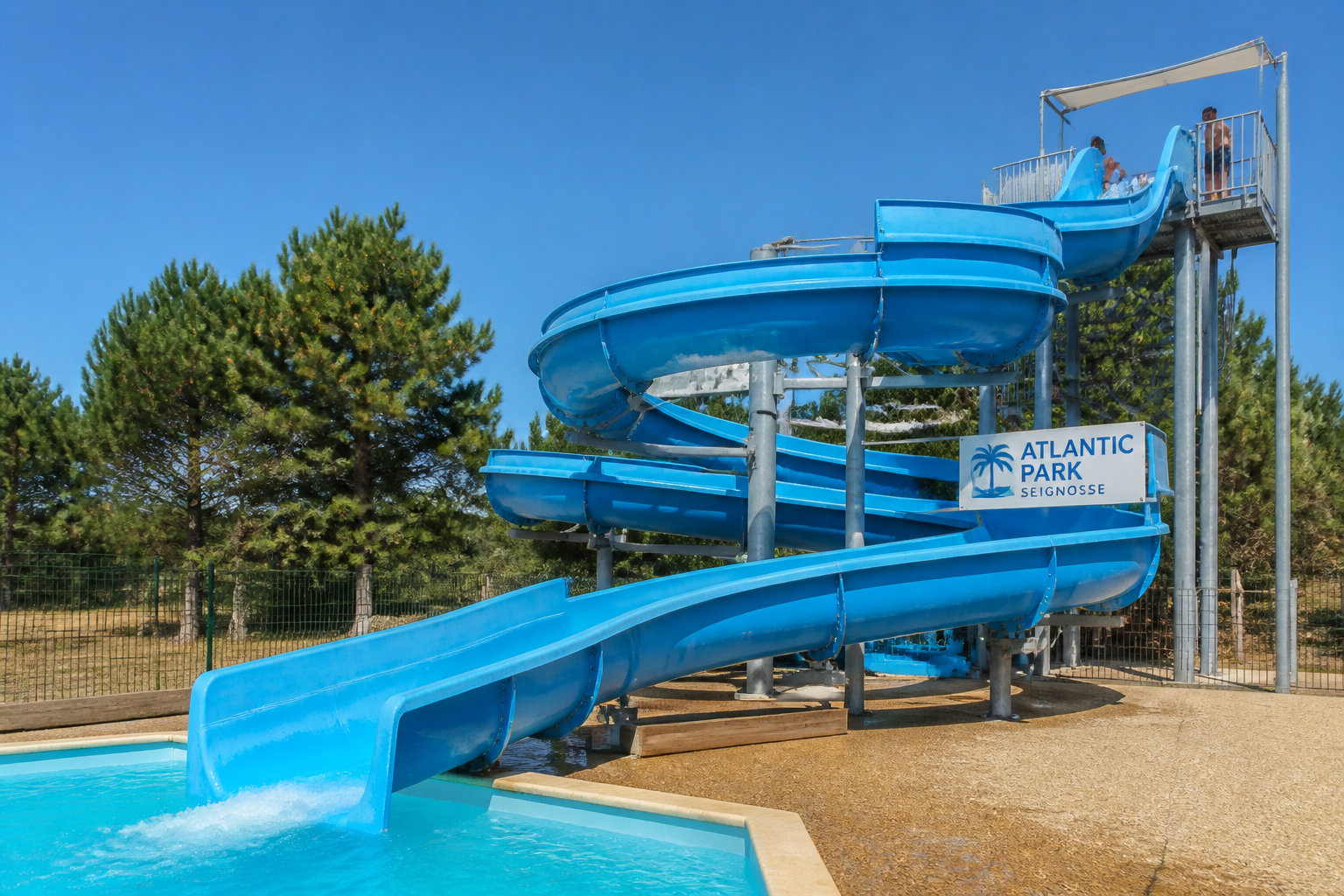 Atlantic Park à Seignosse pour ses bassins chauffés