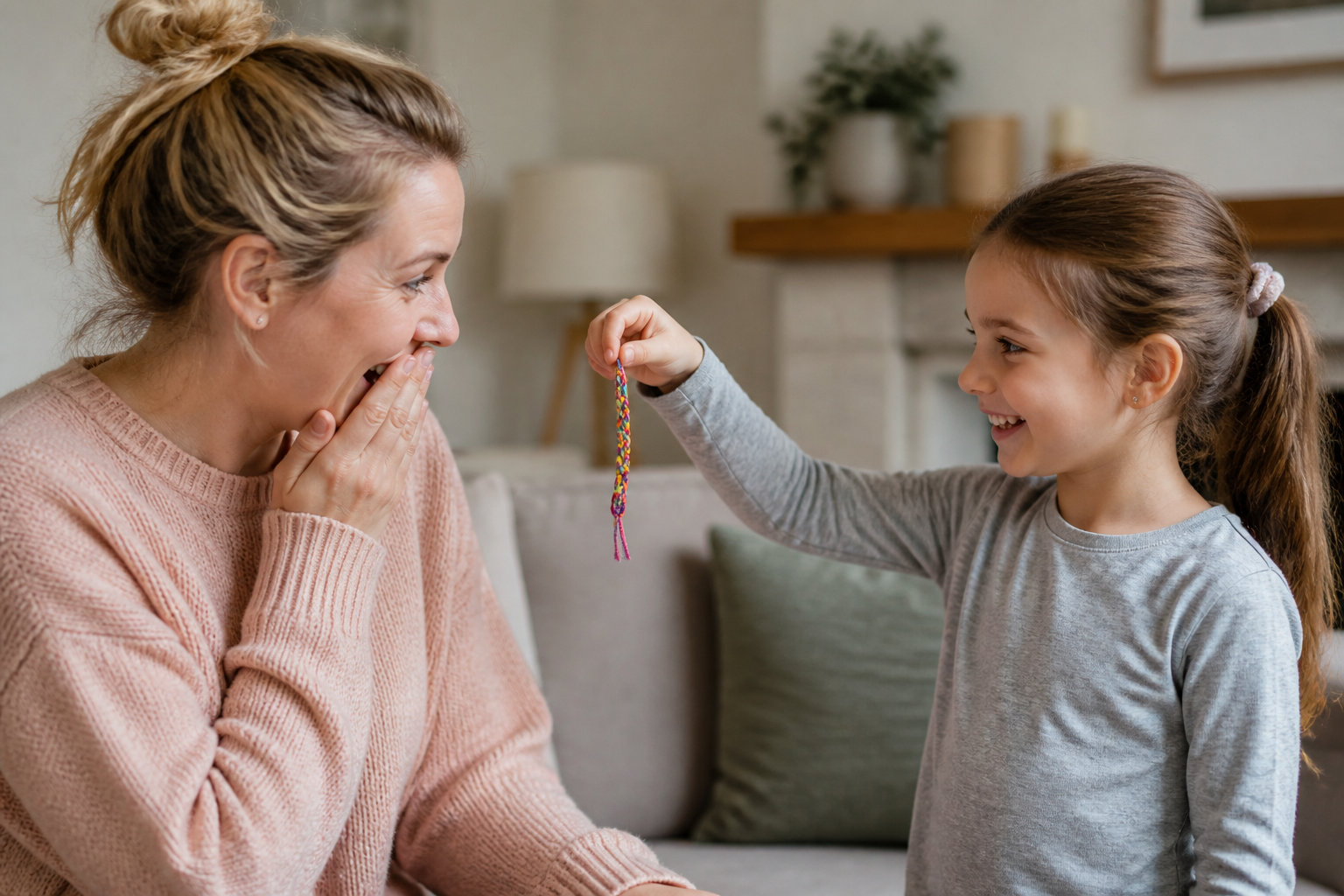 Valoriser le retour et les nouveaux acquis de l'enfant