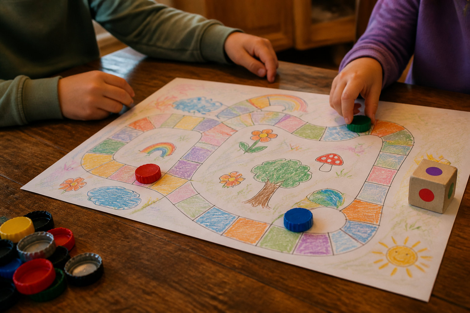 Idées de jeux faits maison pour s'amuser sans matériel