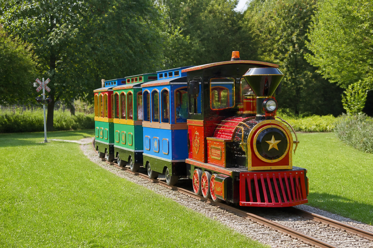 Le petit train du Jardin d'Acclimatation à Paris