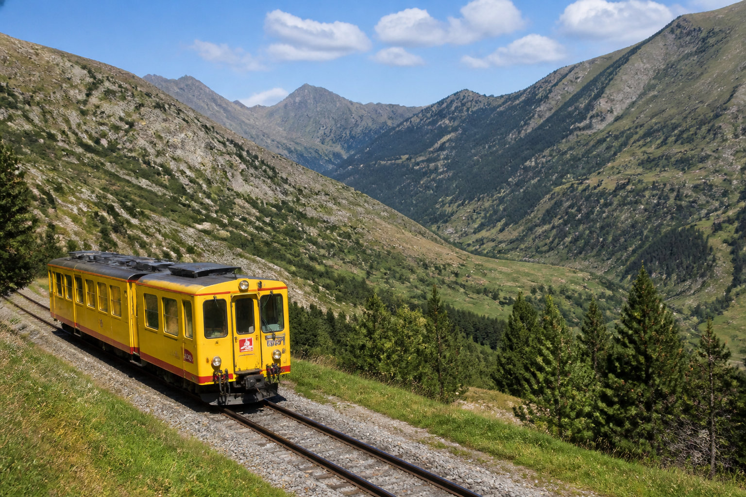 Le train d'Artouste pour une sortie en haute montagne