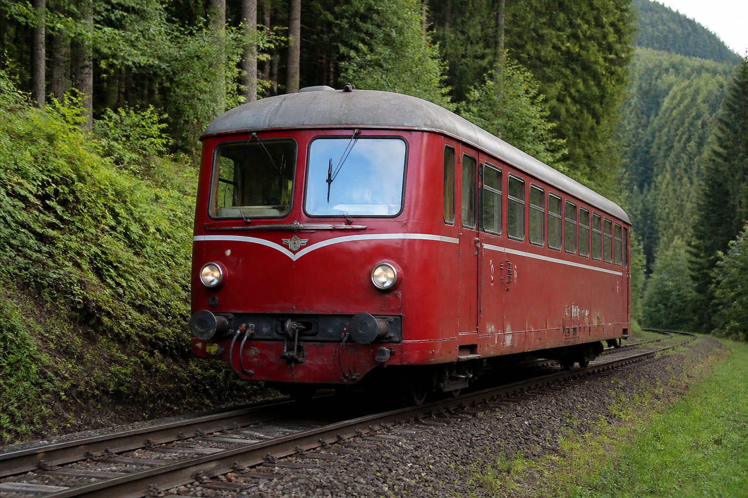 Le train du Pays de Puisaye-Forterre et ses autorails
