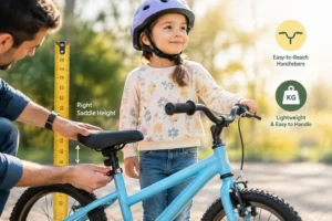 Premier vélo enfant : taille, poids et niveau réel
