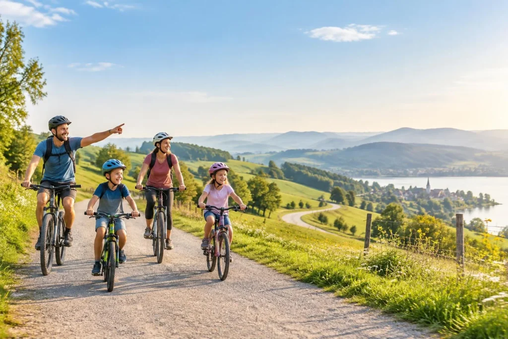 Sortie vélo en famille : 15 à 25 km pour réussir
