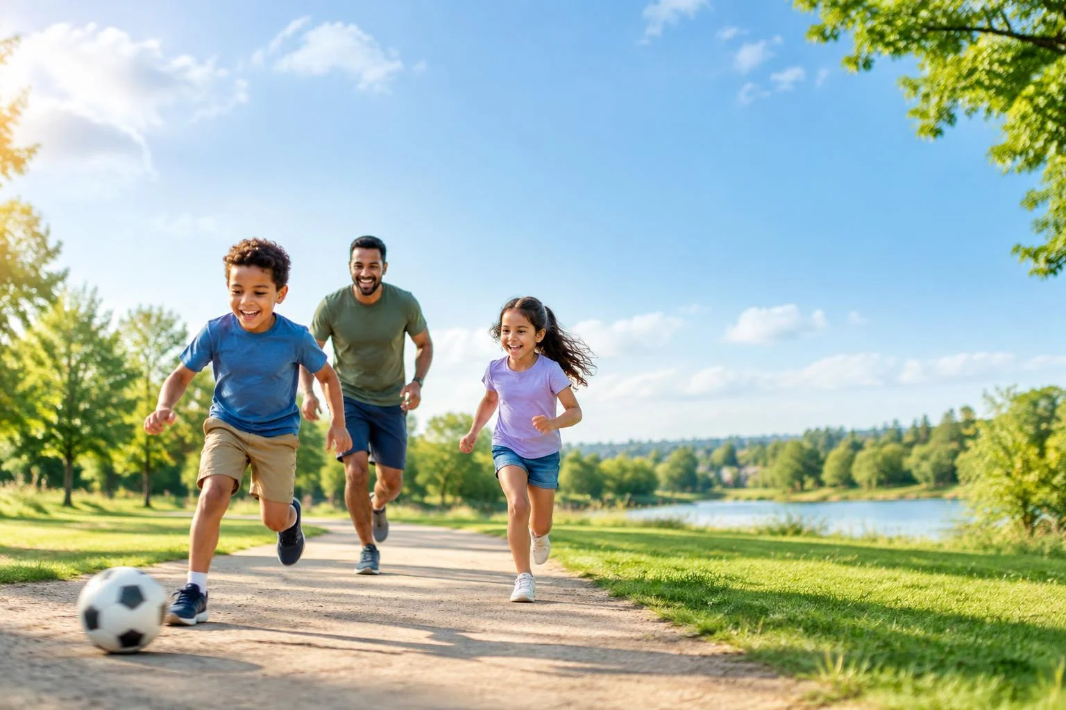 Sport en plein air avec les enfants : plaisir avant tout